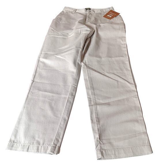 90s LEE VINTAGE Women's‎ Chino Pants Khakis Taper NEW Old Stock Size 8 29x31.5 - Picture 4 of 11